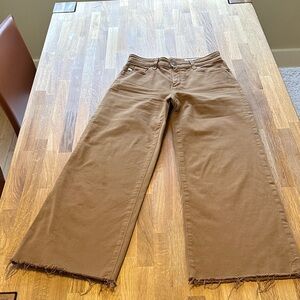 AG Saige High Rise Wide Leg Crop, size 26